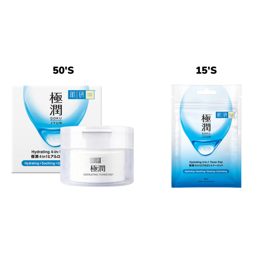 HL HYDRATING 4IN1 TONER PAD 50's & 15's