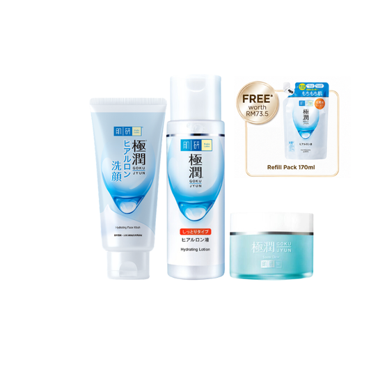 Hada Labo Hydrating Rich Set - For Normal/ Dry/ Dehydrated Skin