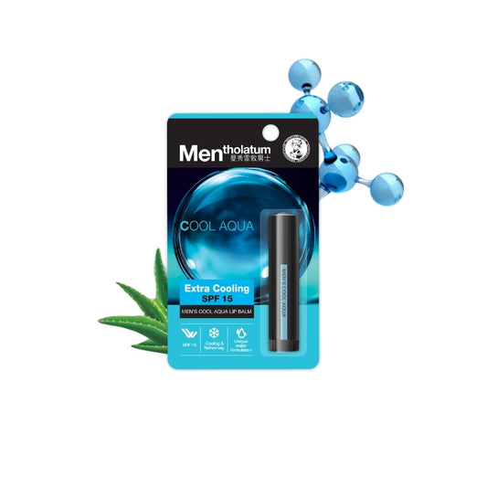 Mentholatum Men's Cool Aqua Lipbalm 3.5g