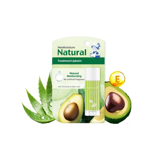 Mentholatum Natural Treatment Lipbalm Fragrance Free