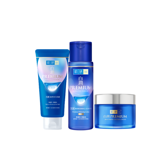 Hada Labo Premium Whitening Rich Set - Normal/Dry/Dehydrated Skin