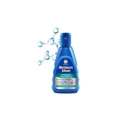 Selsun Blue (Advanced Oil Control) Anti-Dandruff & Scalp Care Shampoo 120ml