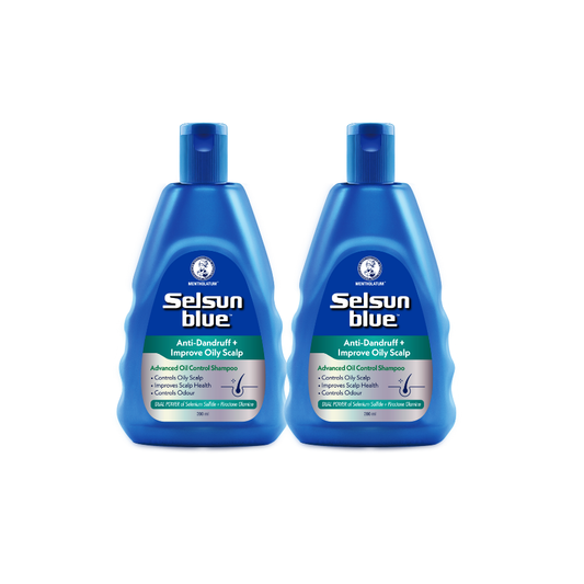 Selsun Blue (Advanced Oil Control) Anti-Dandruff & Scalp Care Shampoo 200ml