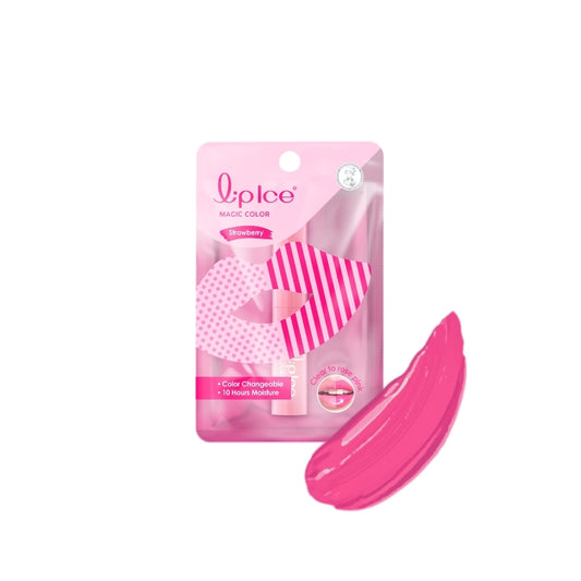 LIPICE Magic Color Lipbalm Strawberry Flavour