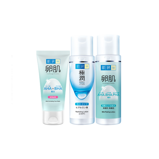 Hada Labo Mild Peeling Set - For Oily Skin