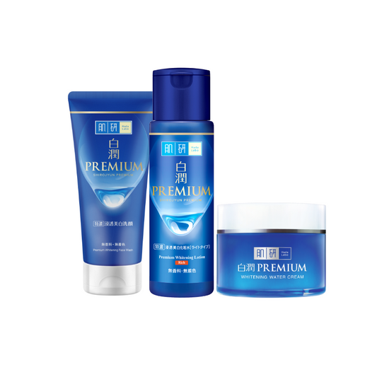 Hada Labo Premium Whitening Rich Set - Normal/Dry/Dehydrated Skin