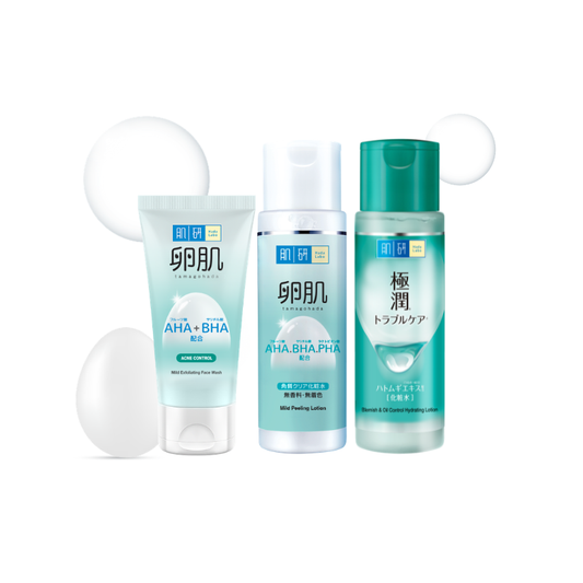 Hada Labo AHA BHA 3 Step Set- For Oily / Acne Prone Skin