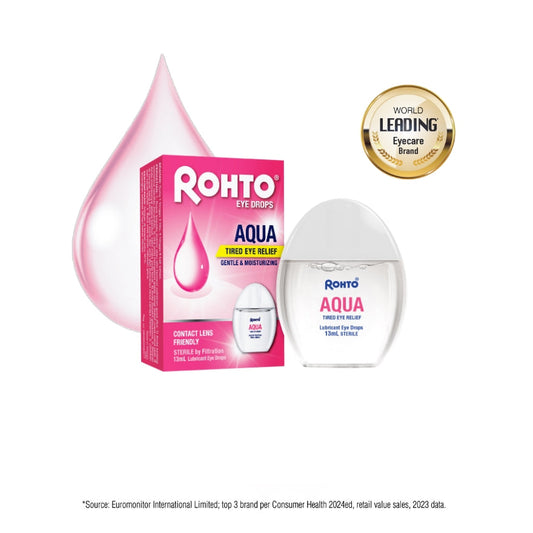 Rohto Aqua Eye Drops 13ml award packshot