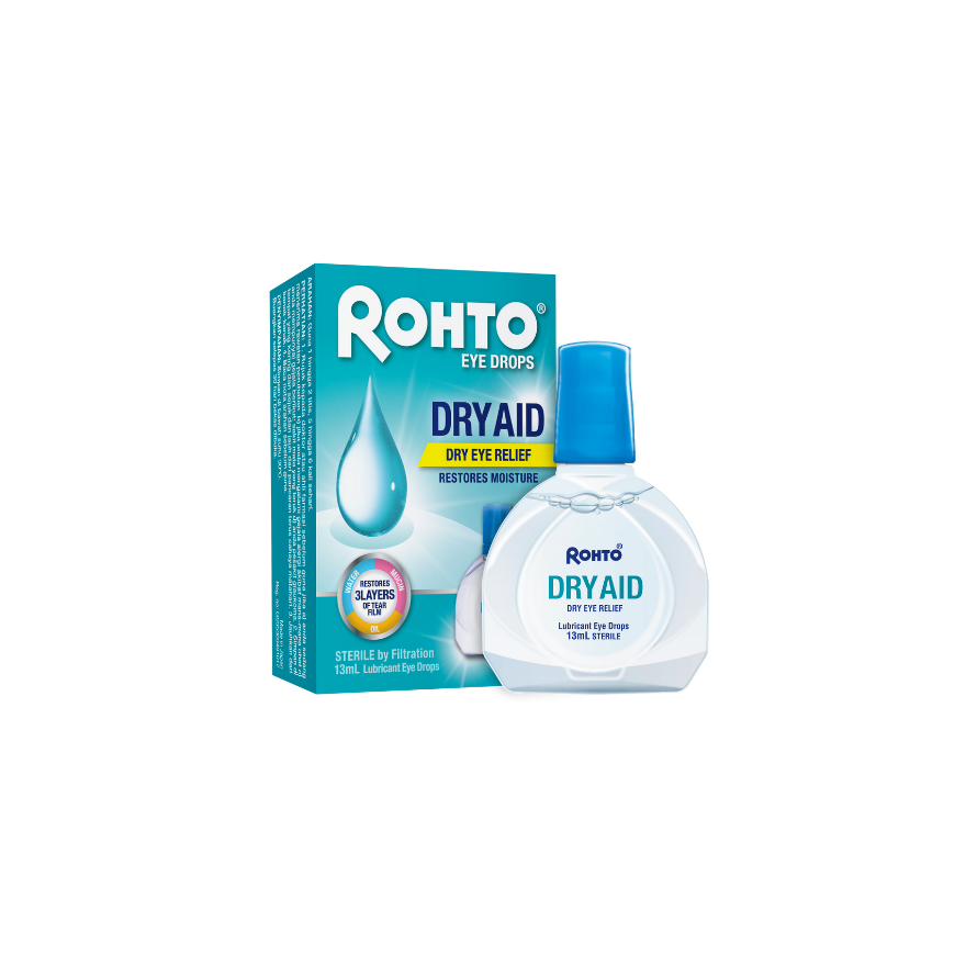 Rohto Dry Aid Eye Drops 13ml – Mentholatum Malaysia