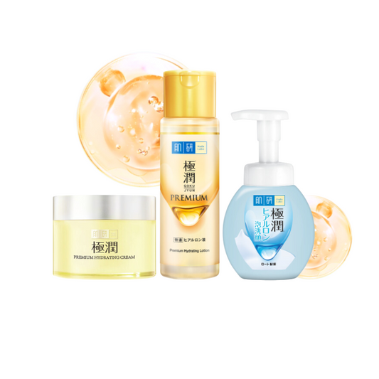 Hada Labo Premium Hydrating Set - For Dry/ Dehydrated Skin