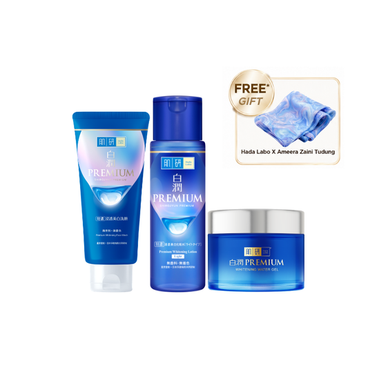 Hada Labo Premium Whitening Light Set - Normal/Oily/Combination Skin