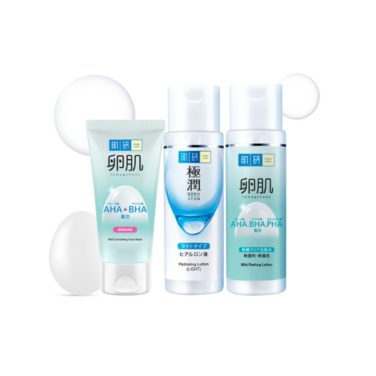 Hada Labo Mild Peeling Set - For Oily Skin