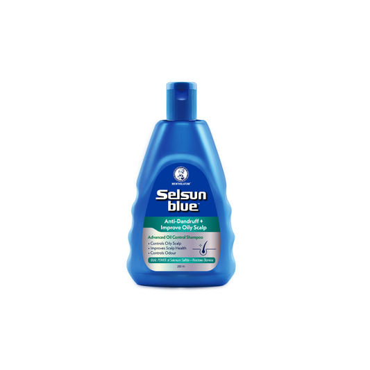 Selsun Blue (Advanced Oil Control) Anti-Dandruff & Scalp Care Shampoo 200ml