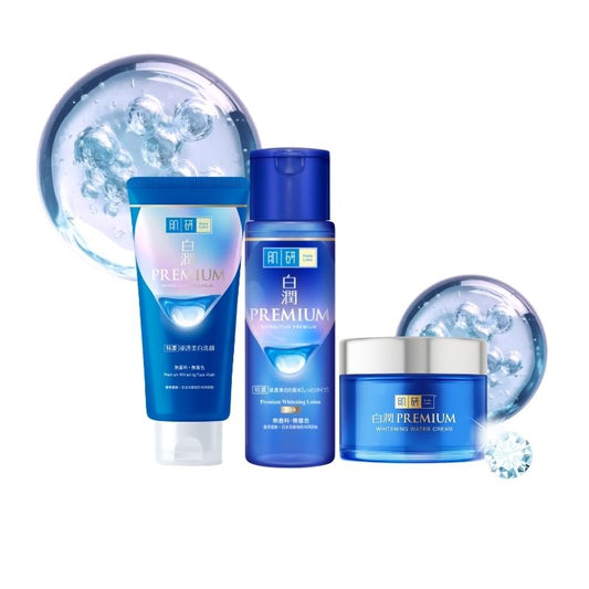 Hada Labo Premium Whitening Rich Set - Normal/Dry/Dehydrated Skin