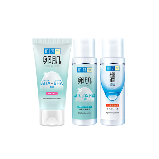Hada Labo AHA BHA 3 Step Set- For Normal / Dry Skin