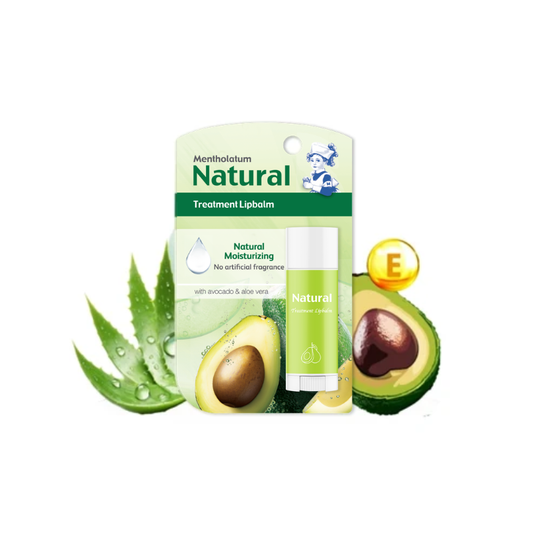 Mentholatum Natural Treatment Lipbalm Fragrance Free