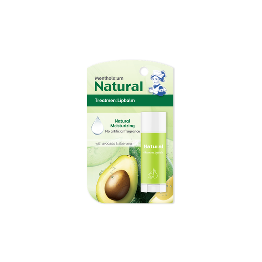 Mentholatum Natural Treatment Lipbalm Fragrance Free