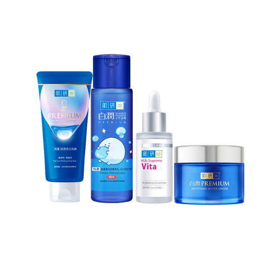 Hada Labo Premium Whitening 4-Step Set Rich / Mulbbangi Limited Edition