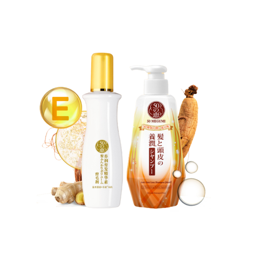 50 MEGUMI Women 2 Step Regime Set - FOR DRY & DAMAGED HAIR