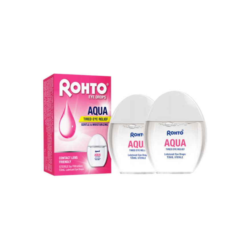 Rohto Aqua Eye Drops 13ml twin pack