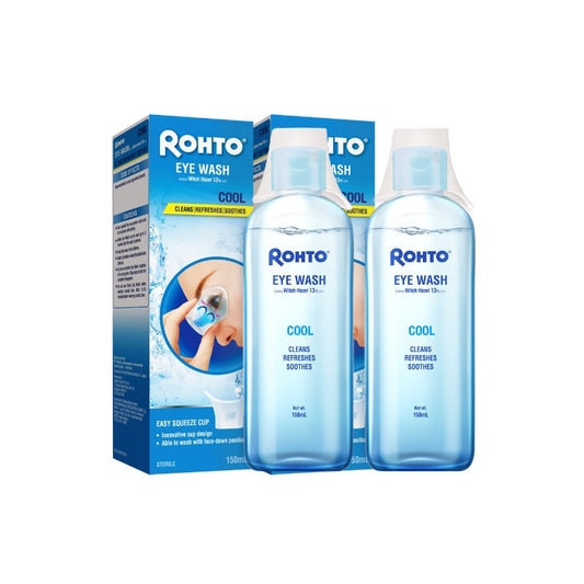 Rohto Cool Eye Wash 150ml twin pack
